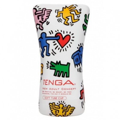 Tenga 日本TENGA x 美国Keith Haring 柔情吸吮软胶杯